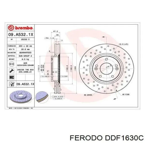 Freno de disco delantero KIA Sportage 3 SL