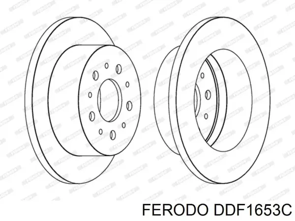 Disco de freno trasero Fiat Ducato 3 250
