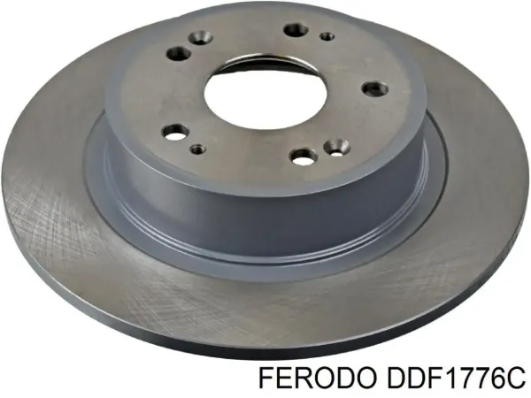 Disco de freno trasero DDF1776C Ferodo