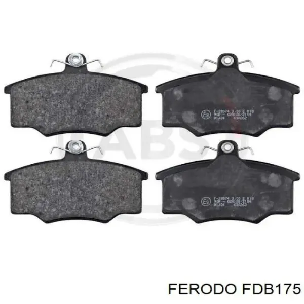 Pastillas de freno FDB175 Ferodo