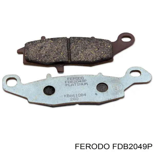 Pastillas de freno FDB2049P Ferodo