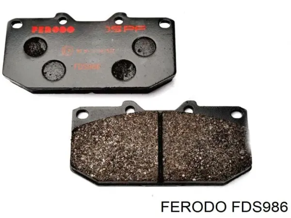 Pastillas de freno FDS986 Ferodo