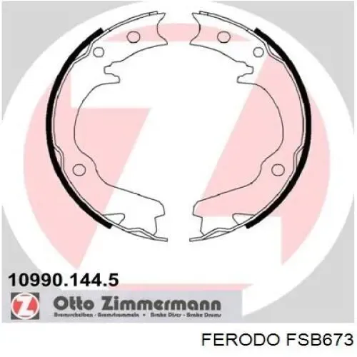 Juego de zapatas de frenos, freno de estacionamiento Subaru Legacy 2 BD, BG