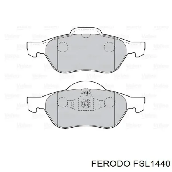 Pastillas de freno delanteras Renault Laguna 2 BG0, BG1
