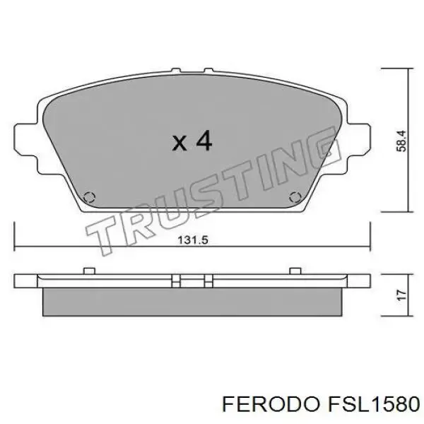Pastillas de freno delanteras Nissan Primera P12