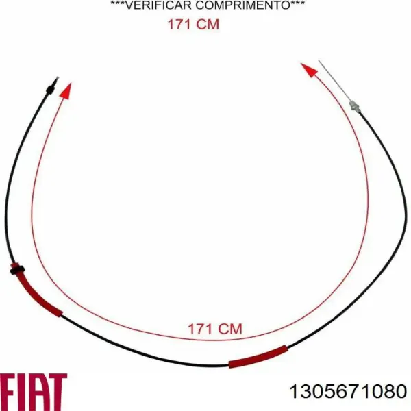 Cable de capó del motor Peugeot Boxer I