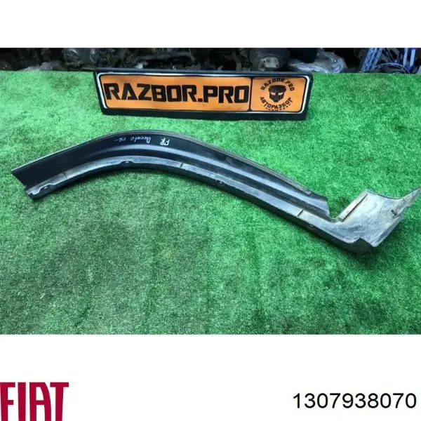 Extensión de la aleta delantera derecha 1307938070 Fiat/Alfa/Lancia
