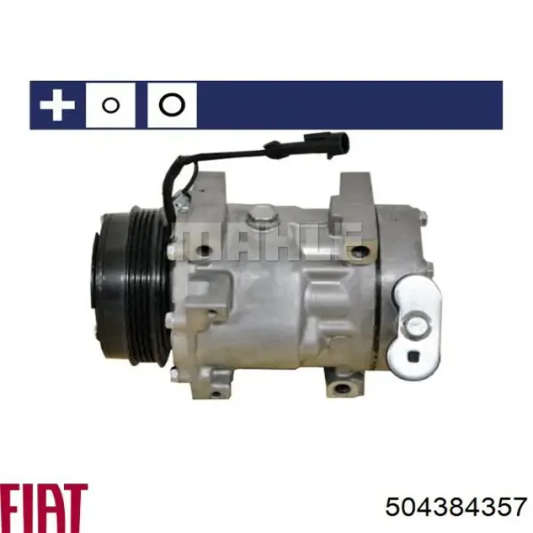 Compresor de aire acondicionado 504384357 Fiat/Alfa/Lancia