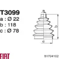 Fuelle de palier delantero exterior Alfa Romeo 33 905