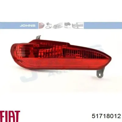 Piloto parachoques trasero izquierdo FIAT 51718012