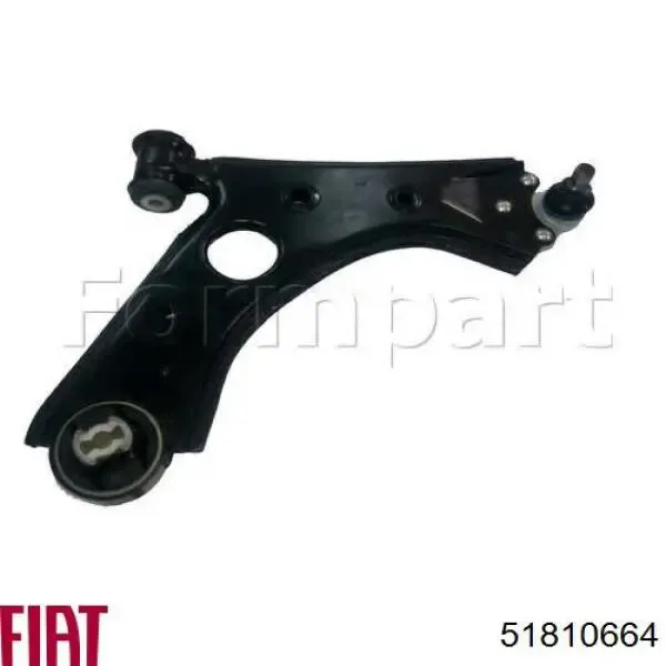 Brazo inferior derecho de la suspensión delantera 51810664 Fiat/Alfa/Lancia