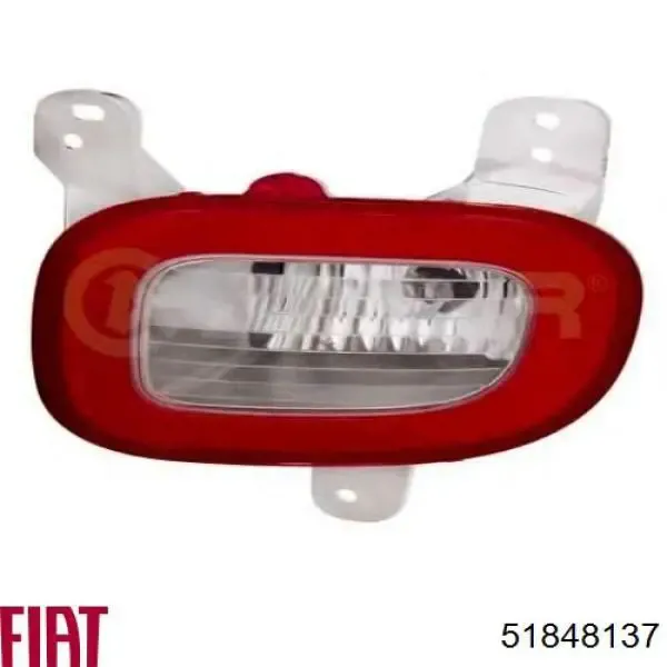Luz de marcha atrás 51848137 Fiat/Alfa/Lancia