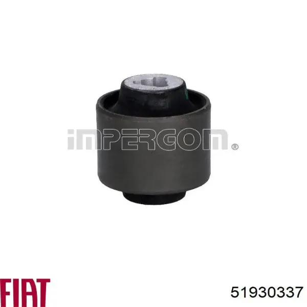 Buje trasero del brazo longitudinal trasero 51930337 Fiat/Alfa/Lancia