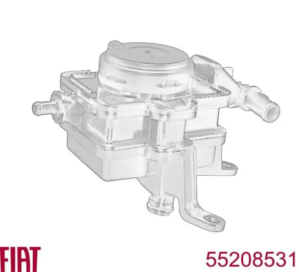Separador de aceite del sistema de ventilación del cárter 55208531 Peugeot/Citroen