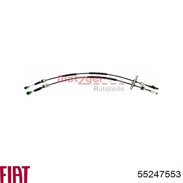 Cables de caja de cambios 55247553 Fiat/Alfa/Lancia