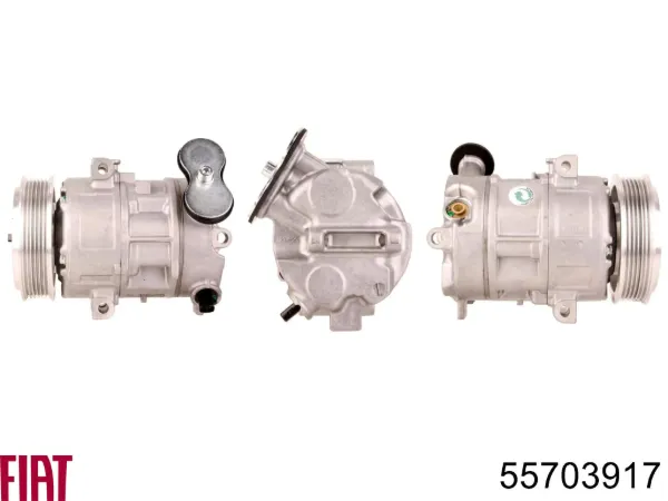 Compresor de aire acondicionado 55703917 Fiat/Alfa/Lancia