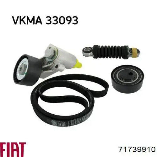 Correa trapezoidal Volkswagen LT 2DB, 2DE, 2DK