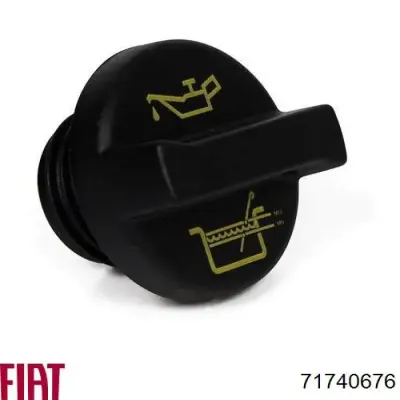 Tapa de tubo de llenado de aceite FIAT 71740676