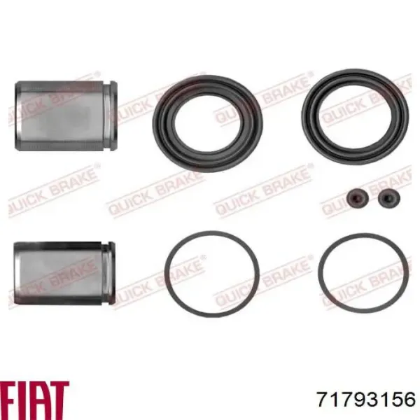 Pinza de freno delantera izquierda 71793156 Fiat/Alfa/Lancia