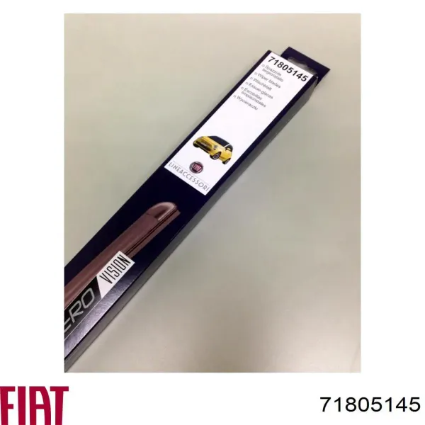 Juego de limpiaparabrisas de luna delantera, 2 piezas Fiat 500 312