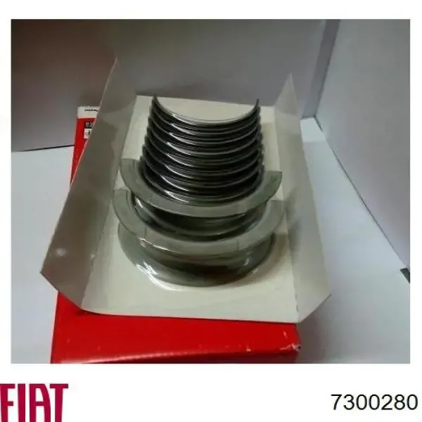 Juego de cojinetes de cigüeñal, cota de reparación (+0,25 mm) 7300280 Fiat/Alfa/Lancia