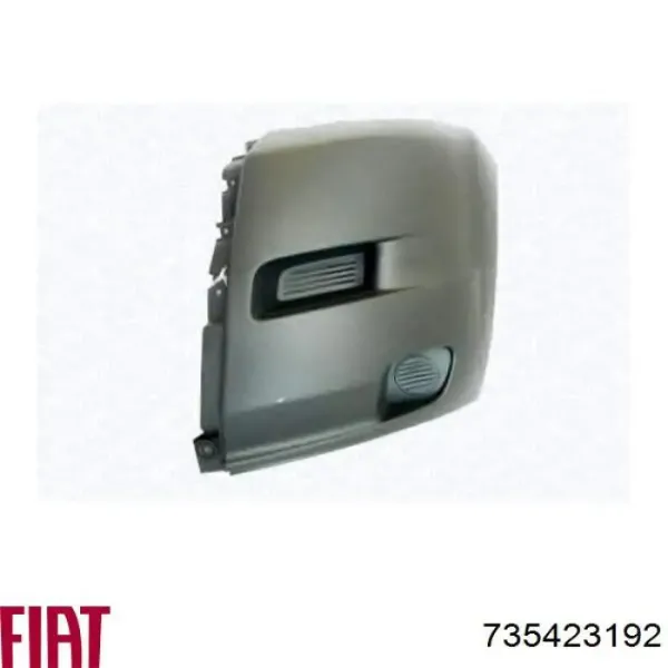 Parachoques delantero, parte izquierda 735423192 Fiat/Alfa/Lancia
