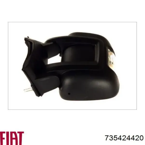 Espejo de retrovisor izquierdo 735424420 Fiat/Alfa/Lancia