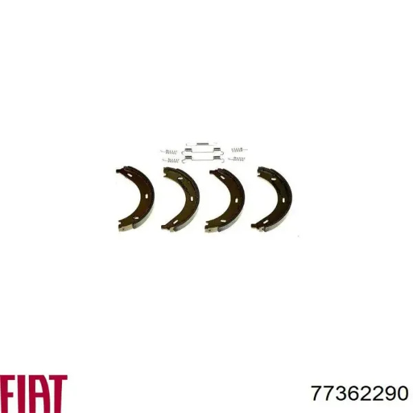 Juego de zapatas de frenos, freno de estacionamiento Fiat Ducato 2 230L
