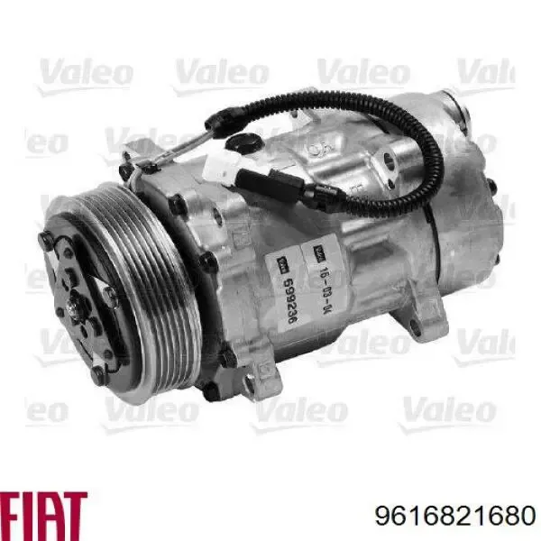 Compresor de aire acondicionado Peugeot 206 2A/C