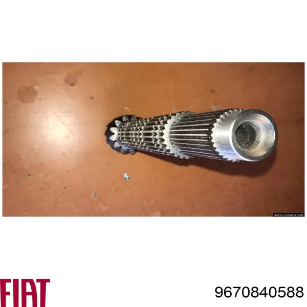 Eje secundario de la caja de cambios 9670840588 Fiat/Alfa/Lancia
