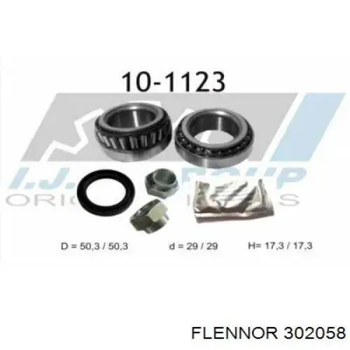Cojinete de rueda trasero Ford Fiesta GFJ