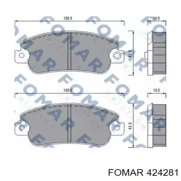 Pastillas de freno FD4137A Necto