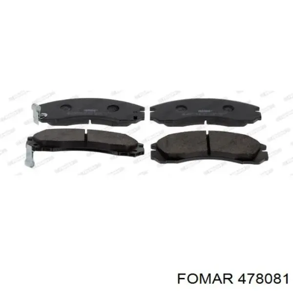 Pastillas de freno 478081 Fomar Roulunds