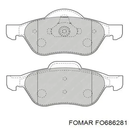 Pastillas de freno delanteras Renault Laguna 2 BG0, BG1
