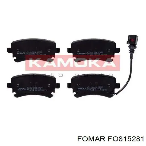 Pastillas de freno traseras FD7176A Necto