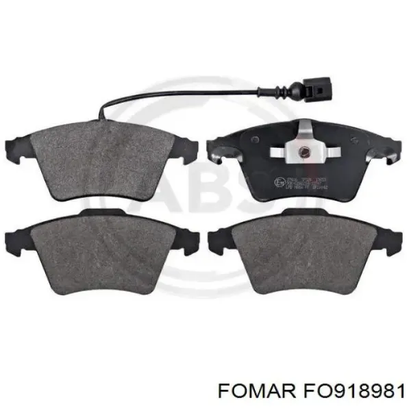 Pastillas de freno delanteras 7H0698151F VAG