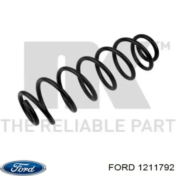 Muelle de suspensión eje trasero Ford Fiesta JH, JD