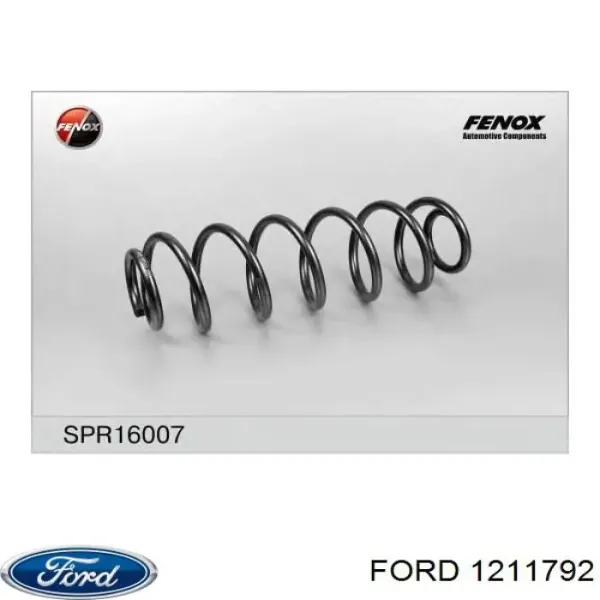 Muelle de suspensión eje trasero Ford Fiesta JH, JD