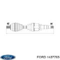Semieje delantero derecho Ford S-Max CA1