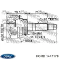 Semieje delantero derecho Ford Ranger ET