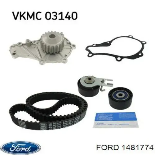 Rodillo, cadena de distribución Volvo S80 2 AS, AR