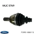 Semieje delantero derecho Ford Focus CA5