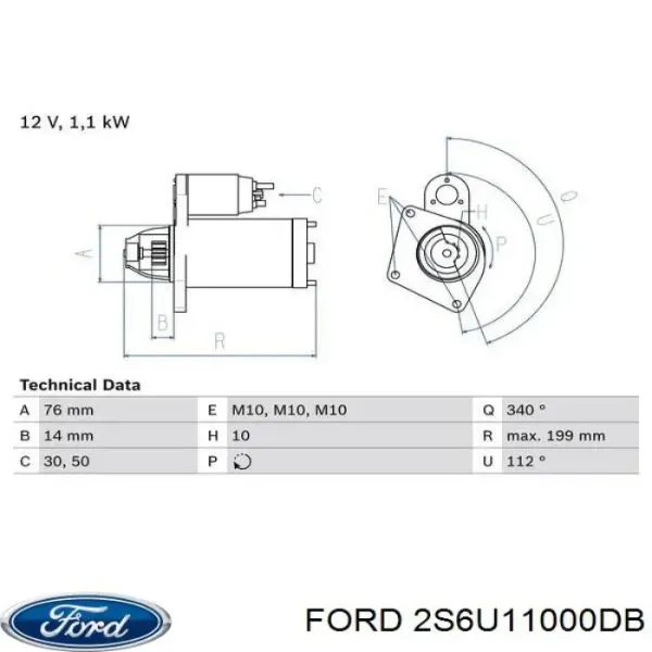 2S6U11000DB Ford