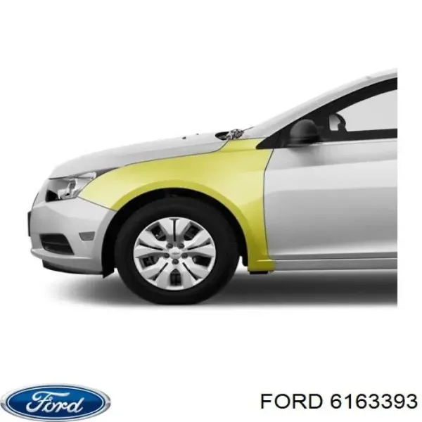 Aleta delantera izquierda Ford Fiesta Mk2