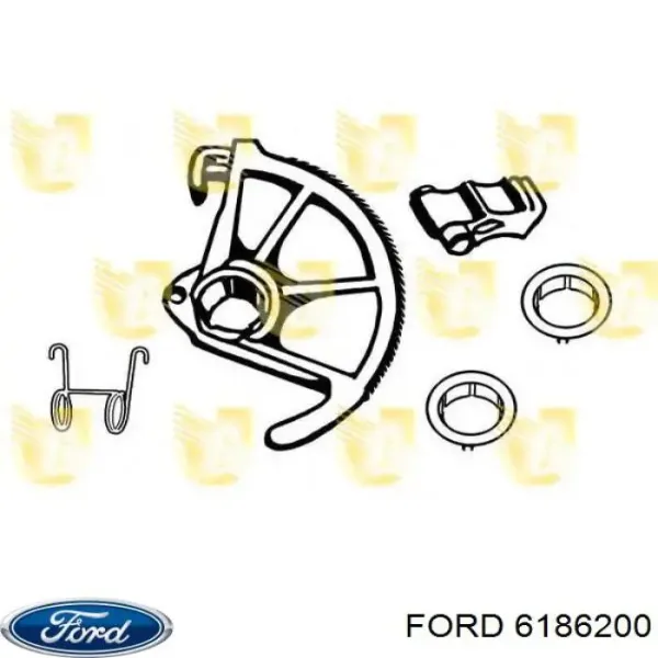 Juego de reparación, ajuste automático del embrague Ford Fiesta GBFT