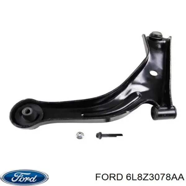 Brazo inferior derecho de la suspensión delantera 6L8Z3078AA Ford