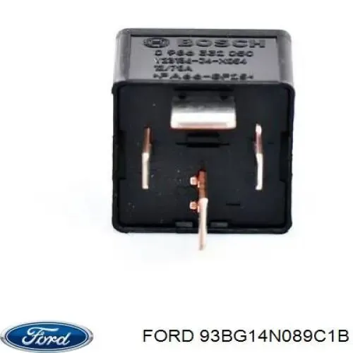 Relé de los calentadores 93BG14N089C1B Ford