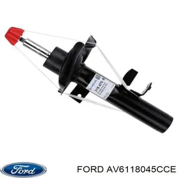 Amortiguador delantero derecho AV6118045CCE Ford