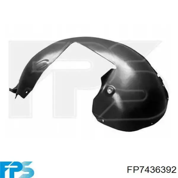 Guardabarros interior trasero derecho del guardafango delantero PVG11090CR Signeda