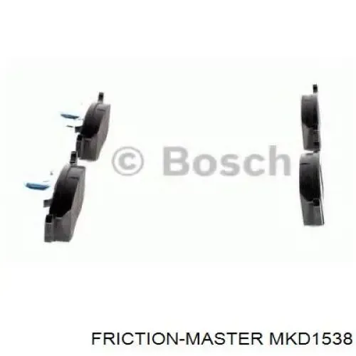 Pastillas de freno MKD1538 Friction Master